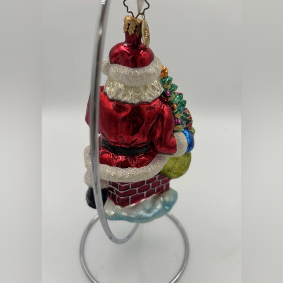 VTG Christopher Radko Christmas Ornament “DELUXE DELIVERY” Retired Santa Claus - Picture 8 of 12